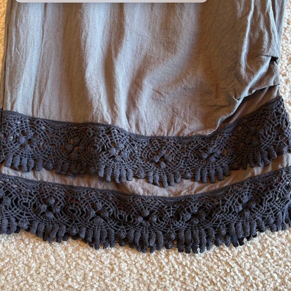 Stylish Brown Wide Leg Jumpsuit with Black Trim - Picture 3 of 3